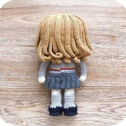Boneca Hermione Granger em Amigurumi