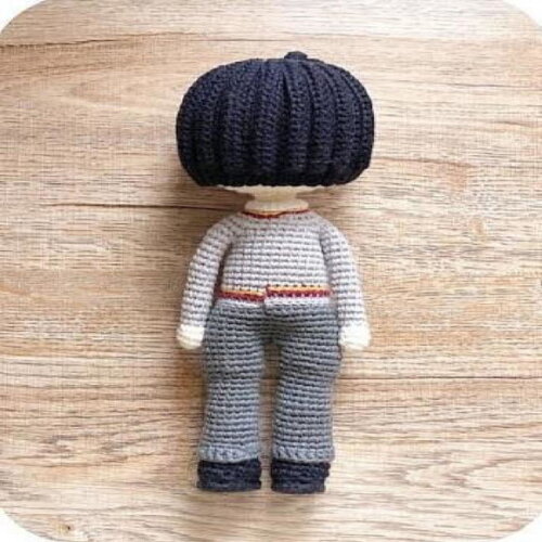 Boneco Harry Potter em Amigurumi