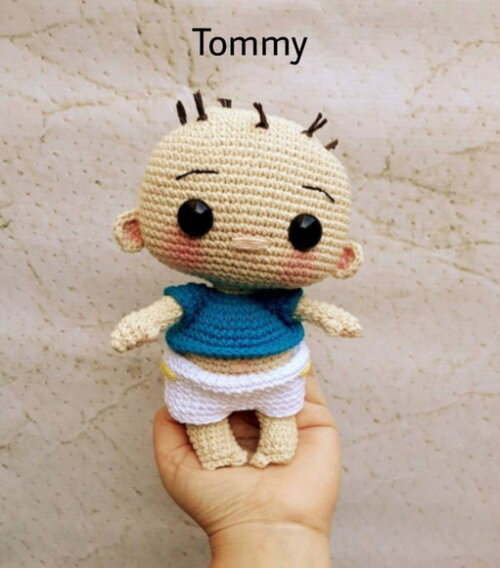 Bonecos em Amigurumi (rugrats: os Anjinhos)