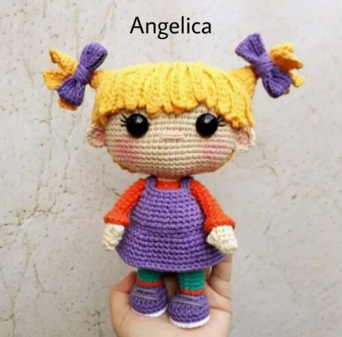 Bonecos em Amigurumi (rugrats: os Anjinhos)