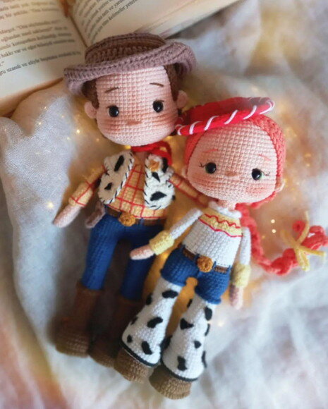 Bonecos Toy Story Amigurumi/croche