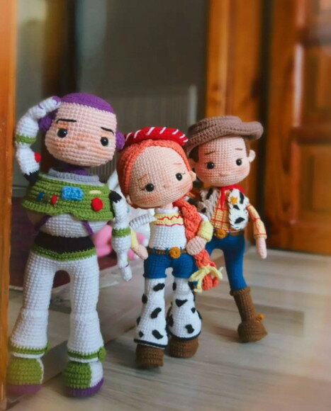 Bonecos Toy Story Amigurumi/croche