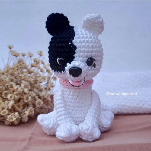 Cachorro em Amigurumi