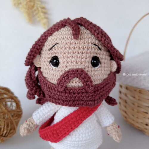 Jesus em Amigurumi