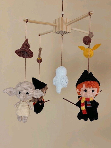 Móbile Harry Potter em Amigurumi