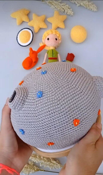 Móbile para Berço em Amigurumi (o Pequeno Príncipe)