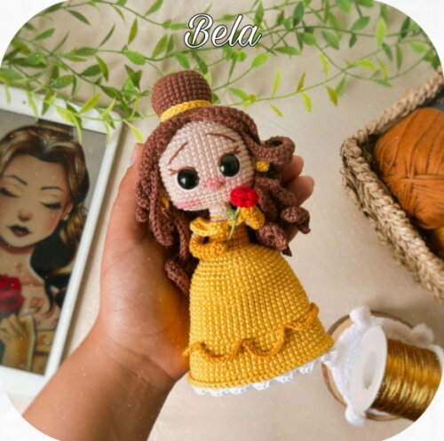 Princesas da Disney em Amigurumi