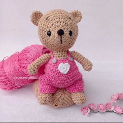 Urso Amigurumi Nicho Quarto de Bebê