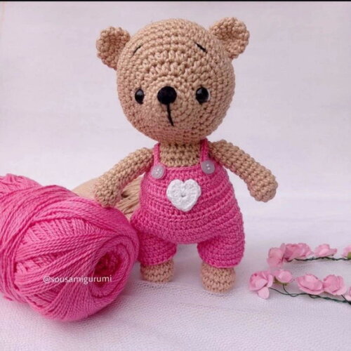 Urso Amigurumi Nicho Quarto de Bebê