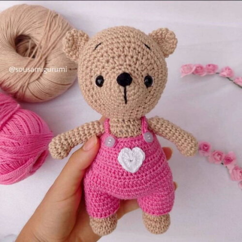 Urso Amigurumi Nicho Quarto de Bebê