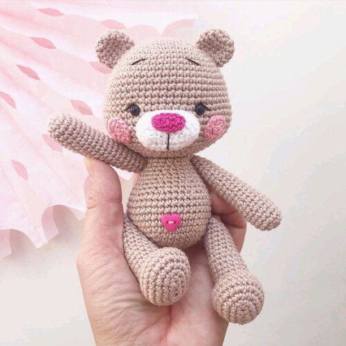 Urso Amigurumi Nicho Quarto de Bebê