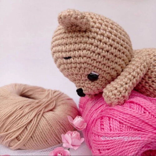 Urso Amigurumi Nicho Quarto de Bebê