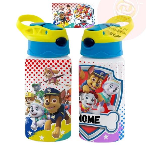Garrafa Infantil Personalizada com Bico Patrulha Canina