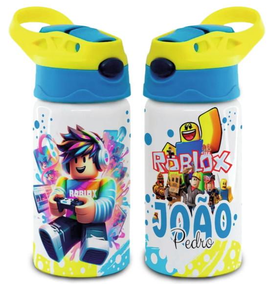 Garrafa Infantil Personalizada com Bico Roblox
