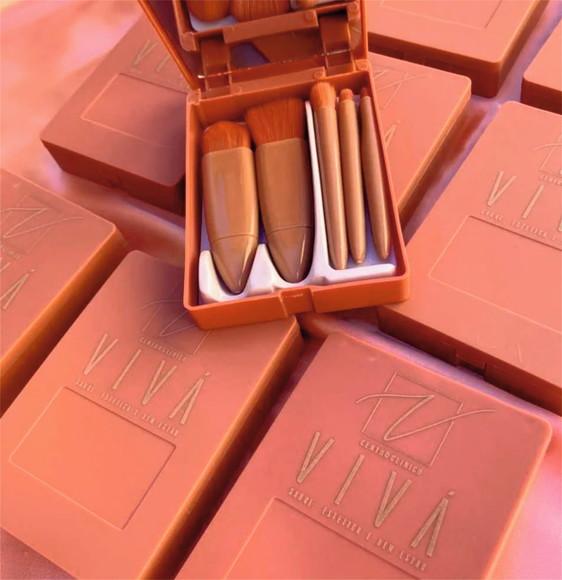 Kit de Pincéis com Estojo Personalizado Nome
