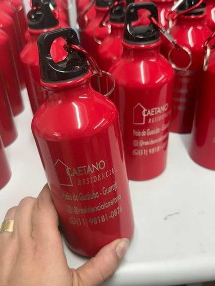 10 Garrafa Inox 420 ml Personalizada