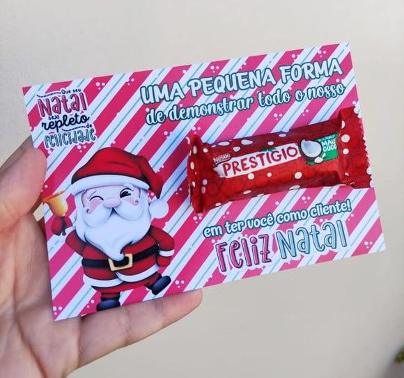 Cartão de Natal Mini Prestigio Cliente