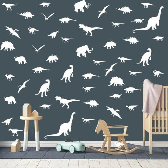 Kit Adesivo de Parede Decorativo Infantil Dinossauros