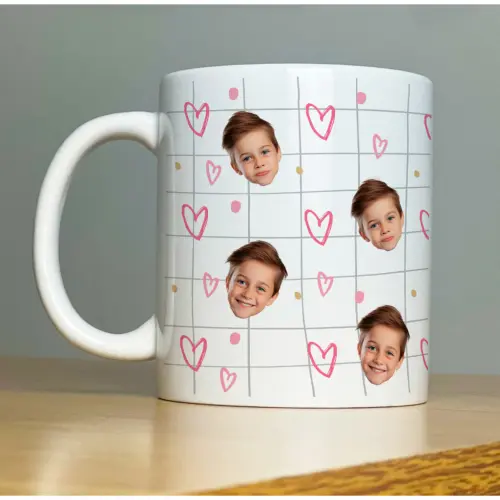 Caneca de Porcelana Personalizada Estampa Rostinho