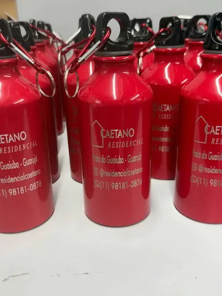 10 Garrafa Inox 420 ml Personalizada