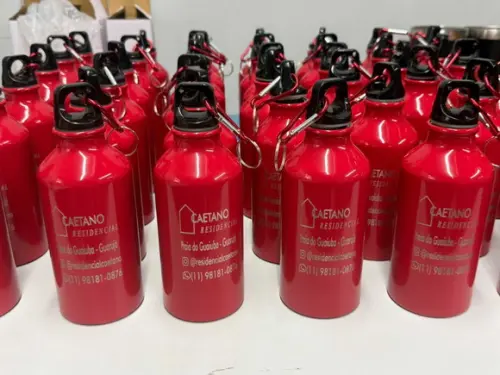 50 Garrafa Inox 420 ml Personalizada