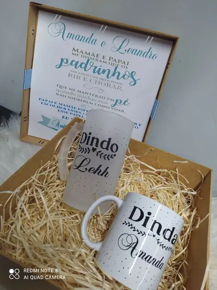 Caixa Padrinhos Batismo