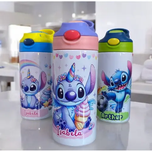 Garrafa Infantil Personalizada com Nome com Bico