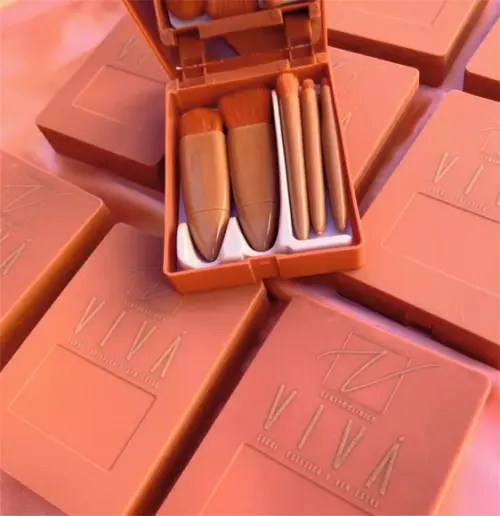 Kit de Pincéis com Estojo Personalizado
