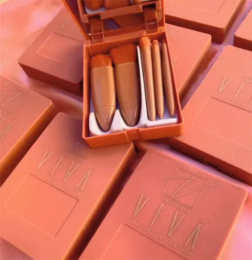 Kit de Pincéis com Estojo Personalizado Nome