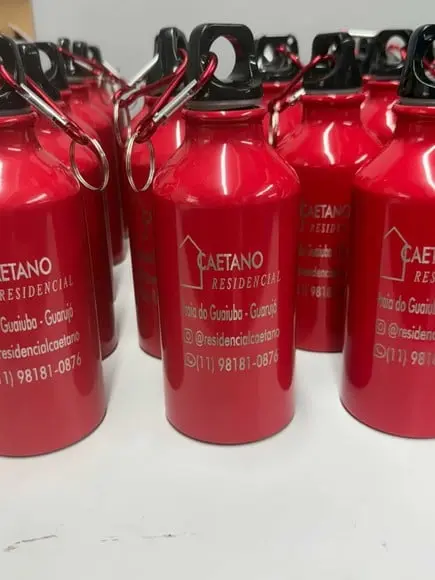 10 Garrafa Inox 420 ml Personalizada