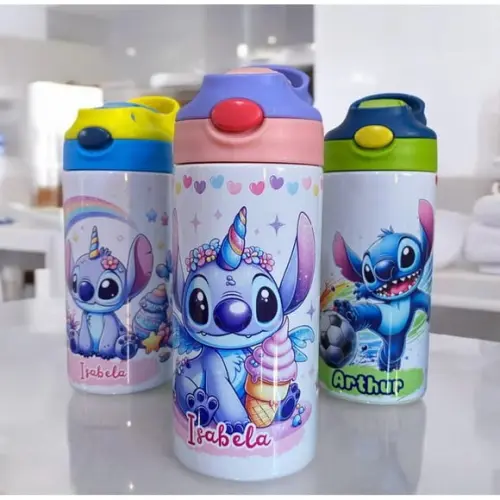 Garrafa Infantil Personalizada com Nome com Bico
