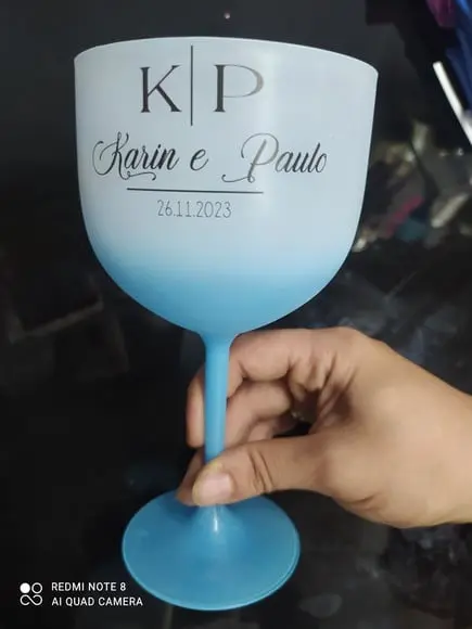Taça Gin Fosca Degradê