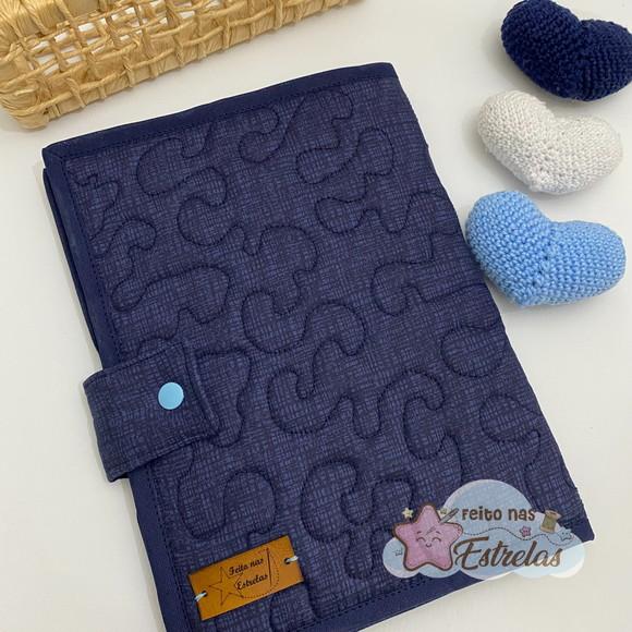 Capa Caderneta de Vacinas + Necessaire Astronauta