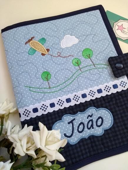 Capa Caderneta de Vacinas/Documentos avião