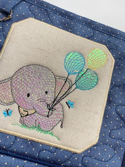 Capa Caderneta de Vacinas/documentos Elefante Azul