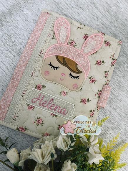 Capa Carteira de Vacina e Documentos - Boneca