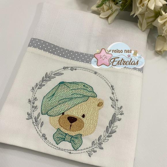 Fraldinha de Boca - Kit 2 peças -Urso