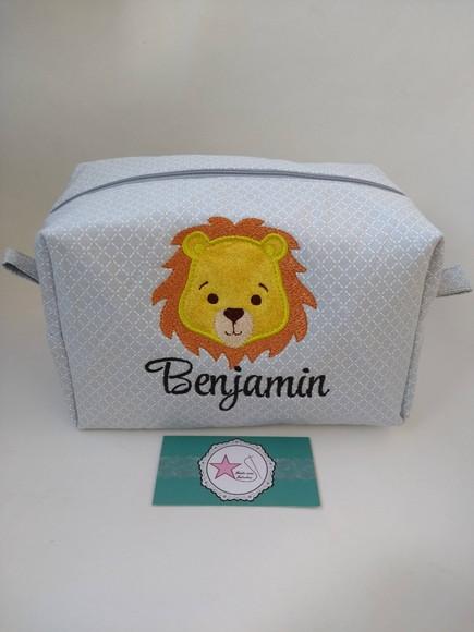 Kit saquinho maternidade e necessaire cestinha