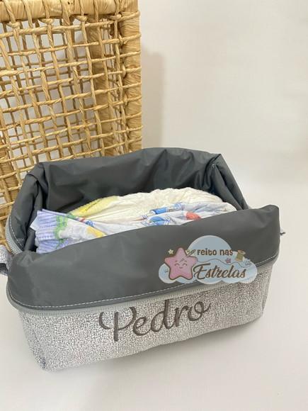 Necessaire Porta Fraldas Cestinha