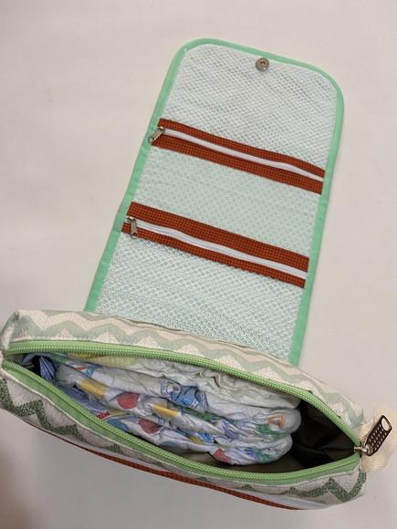 Necessaire Porta Lenço Umedecido e Fraldas Esquilo