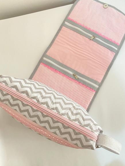 Necessaire Porta Lenço Umedecido e Fraldas Estrela