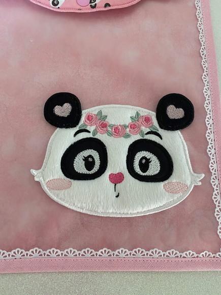 PORTA CERTIDÃO DE NASCIMENTO PANDA