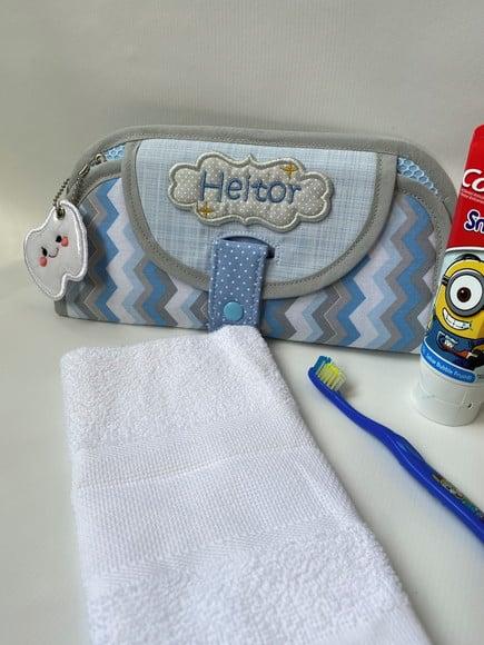 Porta escova de dente Dentinho Feliz