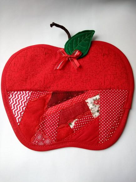 Porta Recados para Geladeira- Maça Vermelha