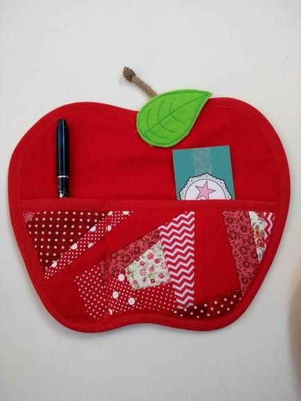 Porta Recados para Geladeira- Maça vermelha