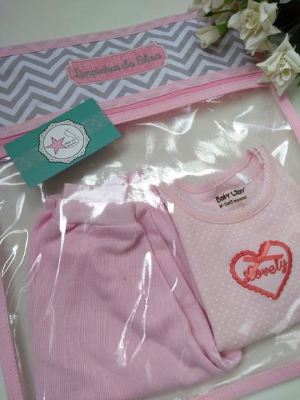 Saco Maternidade - Roupa Suja Limpa Kit com 2