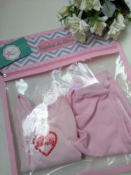 Saco Maternidade - Roupa Suja Limpa Kit com 2