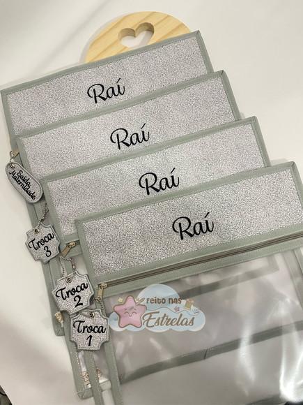 Saquinho organizador maternidade - Kit com 4