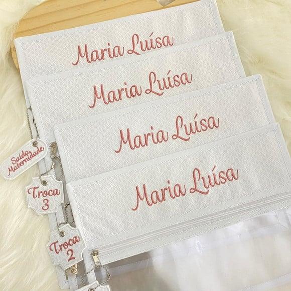 Saquinho Organizador Maternidade - Kit com 4 Unidades