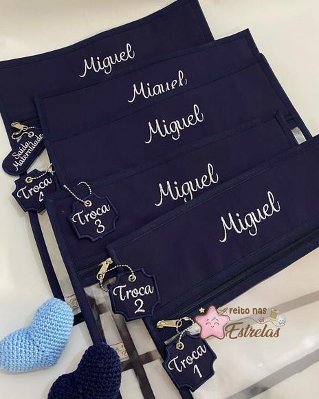 Saquinho organizador maternidade - Kit com 5